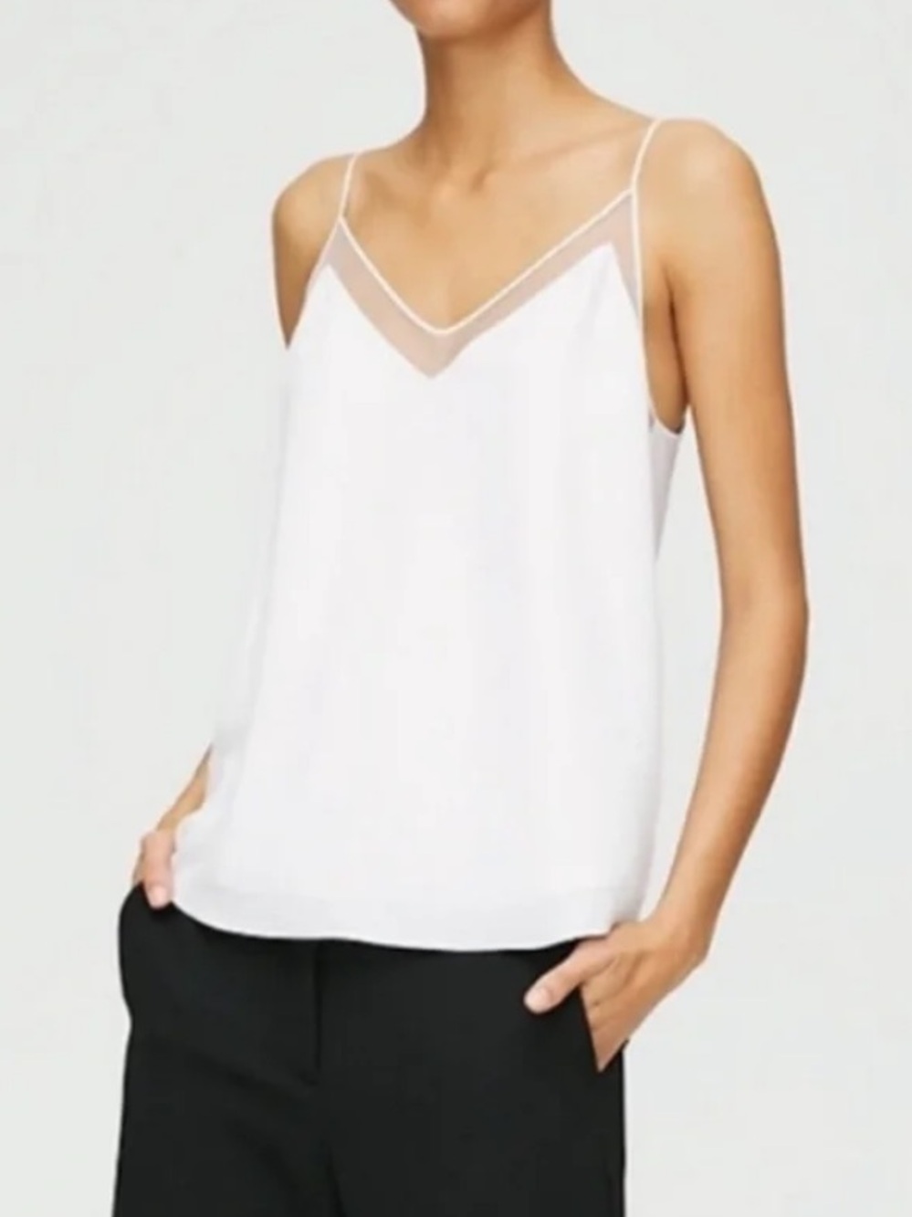 Aritzia Babaton Galen mesh tank top
